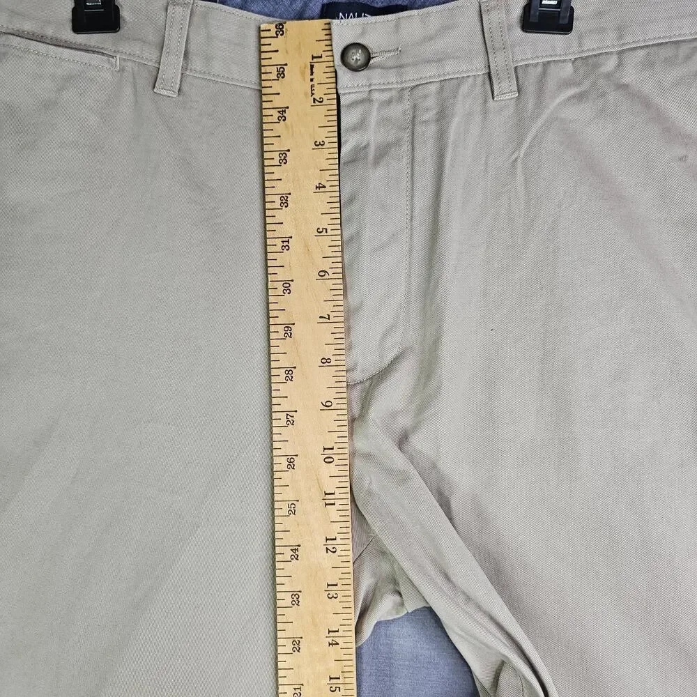 NWT Nautica Flat Front Classic Fit Deck Pants Chino Men's 40W x 34L
